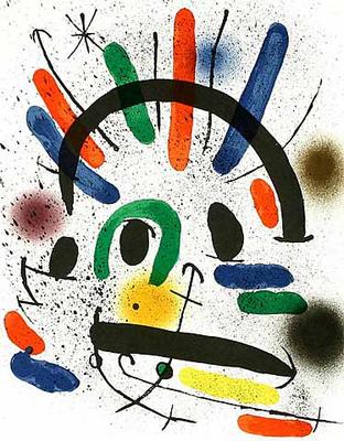 Volume 1 Blatt 2 (Zornige) von Joan Miró