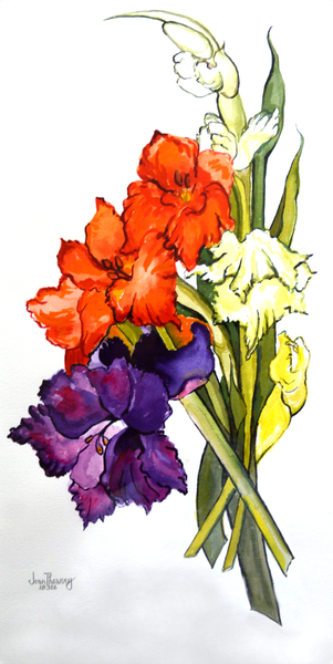 Gladioli von Joan  Thewsey