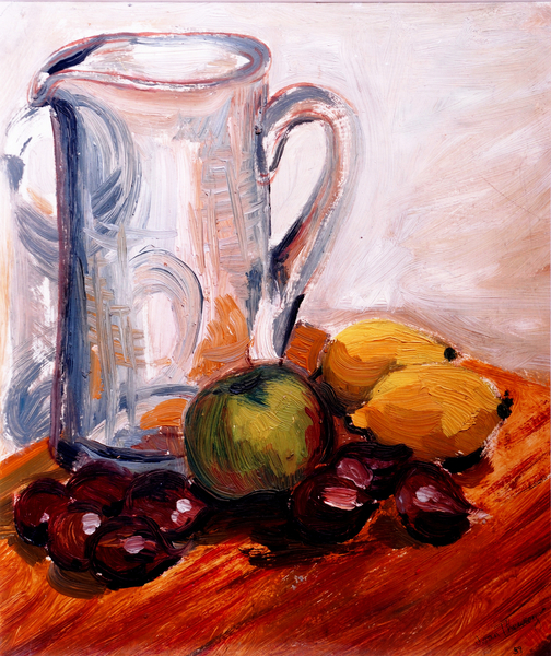 Jug with Chestnuts von Joan  Thewsey