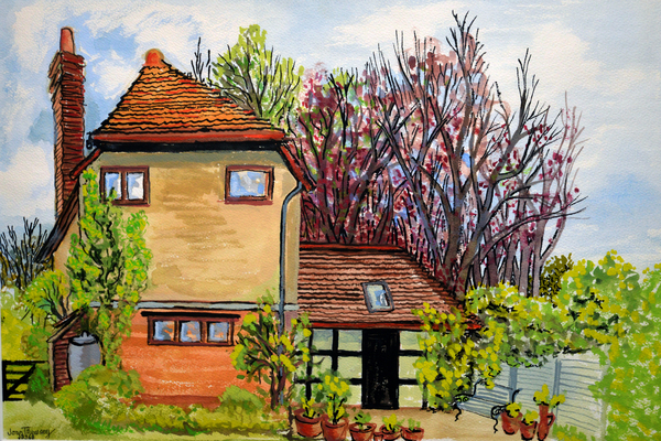 Rose Cottage, Cookham, Lord Astors Farm Cliveden von Joan  Thewsey