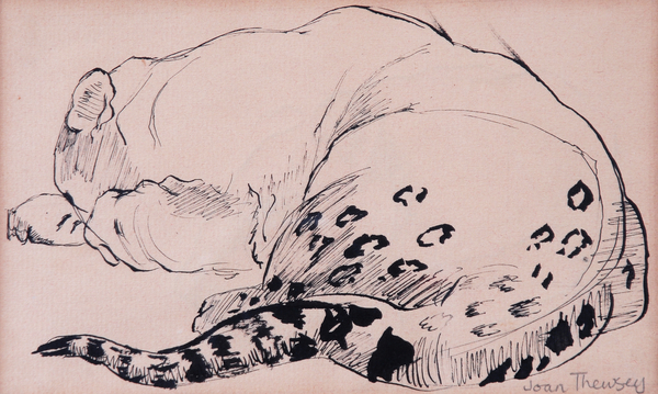 Sketch,Leopard,London Zoo von Joan  Thewsey