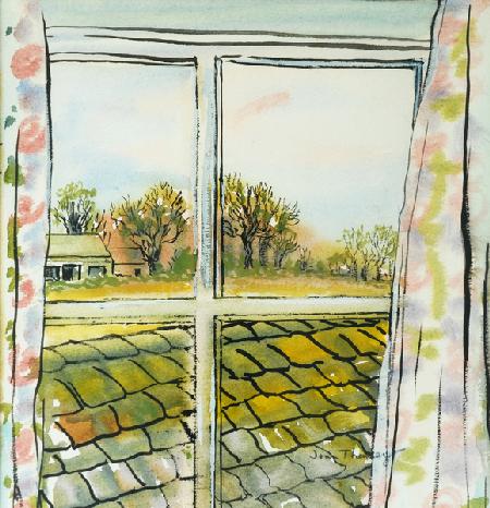 Through the Cottage Window Suffolk