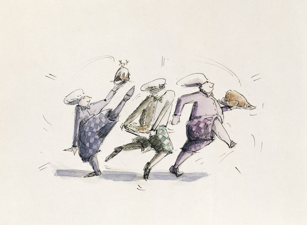 The Christmas dinner  von Joanna  Logan