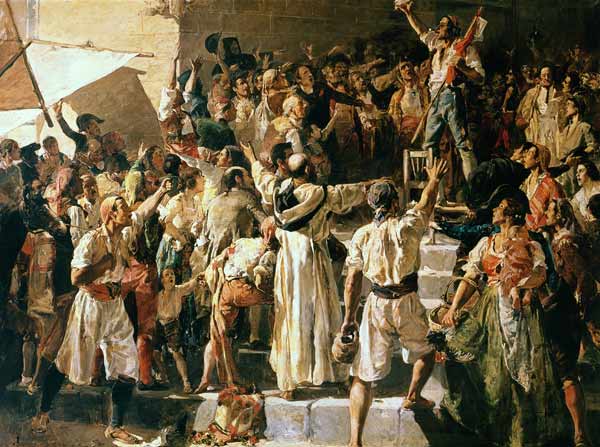 The Cry of the Palleter von Joaquin Sorolla