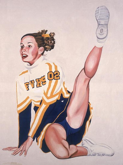 Floor Routine, 2002 (oil & acrylic on canvas)  von Joe Heaps  Nelson
