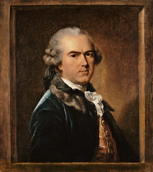 Selbstbildnis. von Joh. Heinrich Wilhelm Tischbein