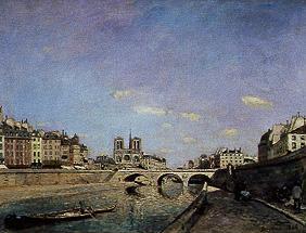 Paris, Seinebrücke und Notre Dame
