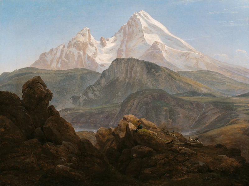 Der Watzmann von Johan Christian Clausen Dahl