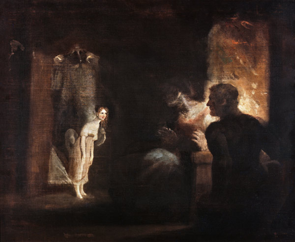 Kühleborn bringt Undine zu den Fischersleuten von Johann Heinrich Füssli