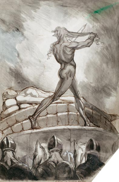 Achilles opfert sein Haar von Johann Heinrich Füssli