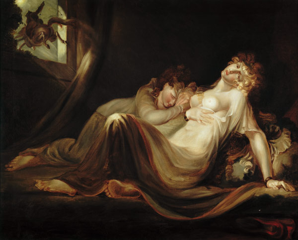 Die Nachtmahr verläßt Lager von Johann Heinrich Füssli