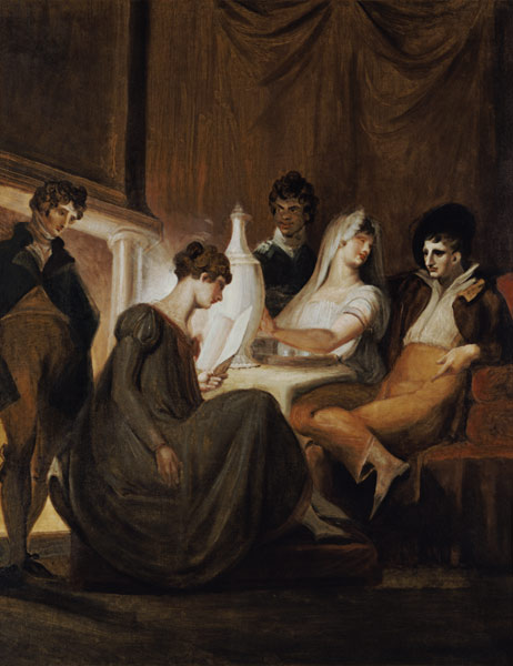 Die Zeitung auf dem Lande von Johann Heinrich Füssli