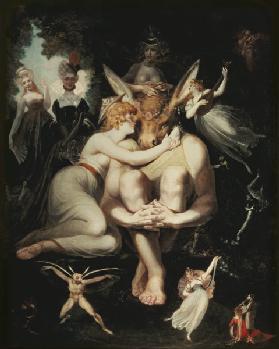 Titania Awakes, Surrounded by Attendant Fairies