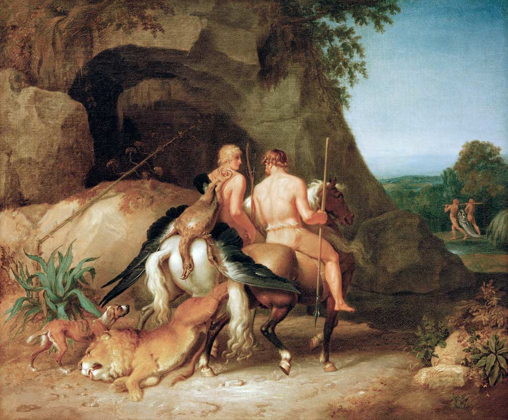 Kastor und Pollux – Die Stärke des Mannes von Johann Heinrich Wilhelm Tischbein