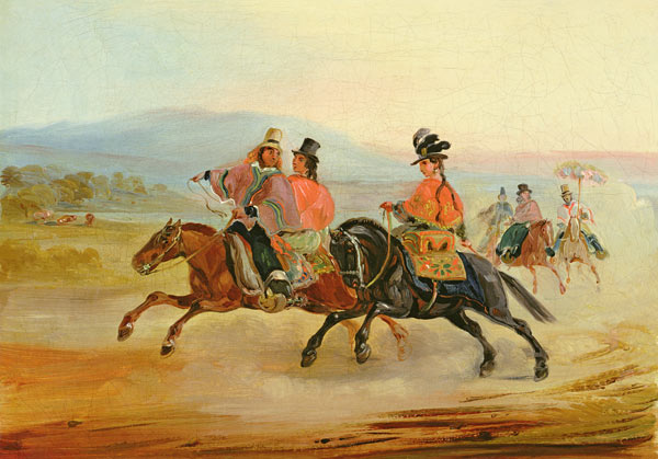 Chilean Riders von Johann Moritz Rugendas