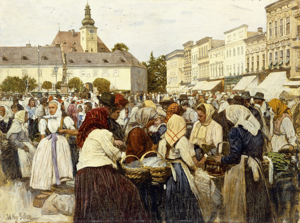 The Market Square, Misfrau von Johann Nepomuk Geller