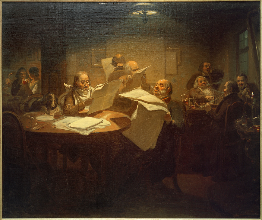 Das Lesekabinett von Johann Peter Hasenclever