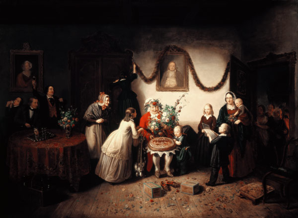 Der achtzigste Geburtstag von Johann Peter Hasenclever