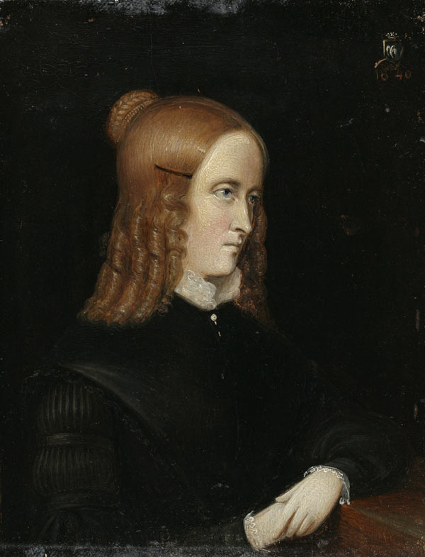 Bildnis der Annette von Droste-Hülshoff von Johannes Sprick