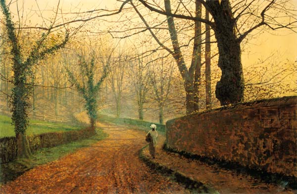 Herbst im Stapleton Park. von John Atkinson Grimshaw