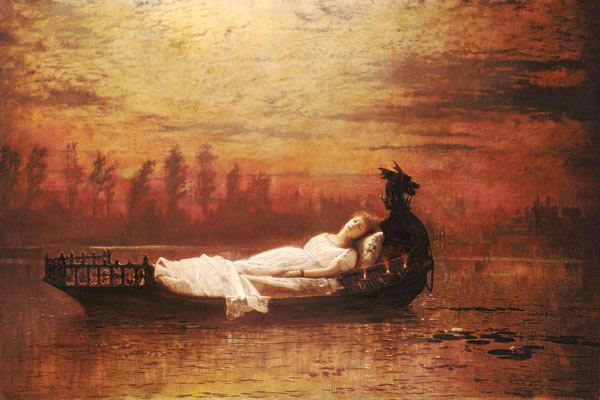 The Lady of Shallot von John Atkinson Grimshaw