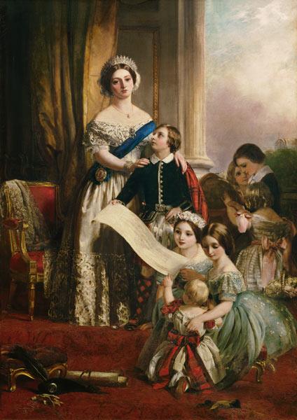 Königin Viktoria von England mit ihren Kindern