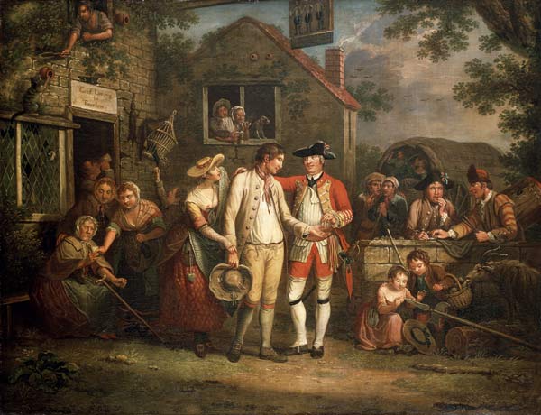 The Recruiting Sergeant von John Collet