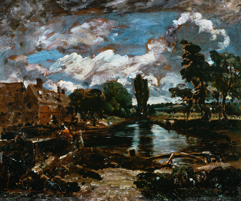 Flatford Mill from a Lock on the Stour, c.1811 von John Constable