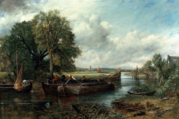 View of the Stour near Dedham von John Constable
