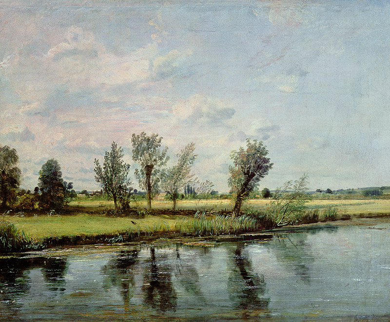 Wasserwiesen nähern sich Salisbury von John Constable