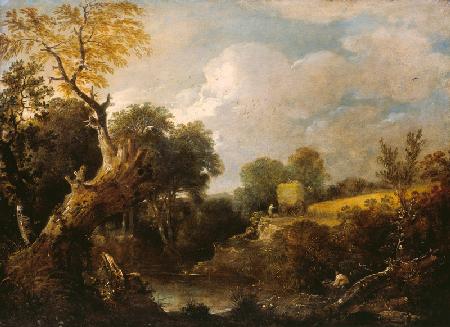 J.Constable, The Harvest Field, c.1796.