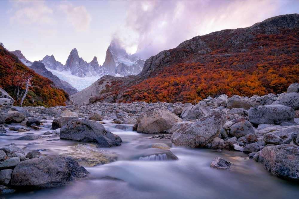 Fitz Roy under Twilight von John Fan