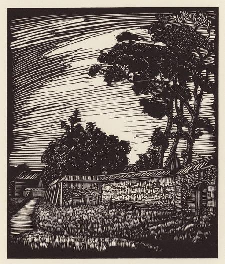 Cambridge: Peterhouse Wall, Coe Fen