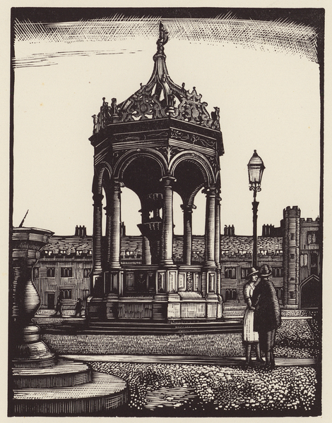 Cambridge: Trinity Fountain von John Frederick Greenwood