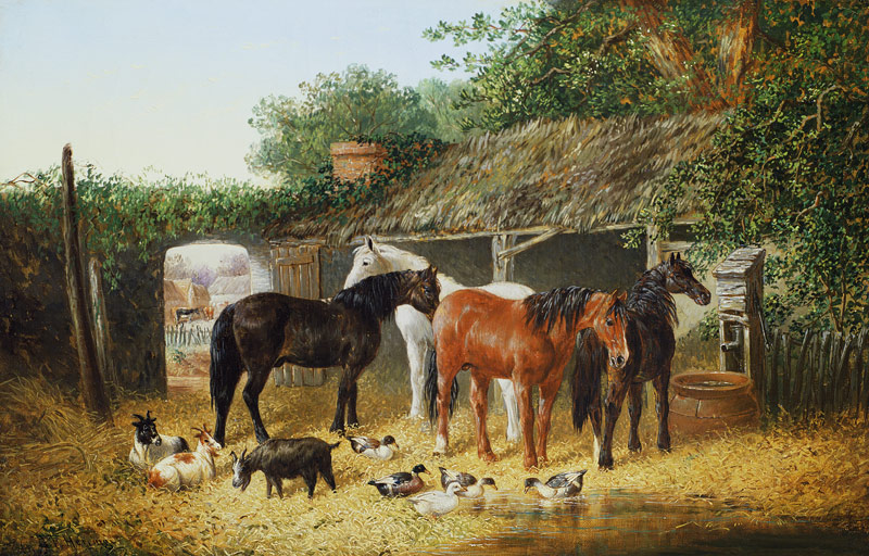 Farmyard Companions von John Frederick Herring d.J.