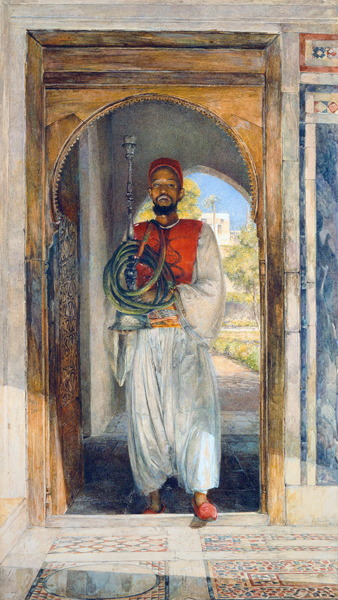 The Pipe Bearer, 1859 von John Frederick Lewis