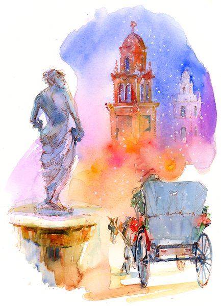 Plaza Holiday von John Keeling