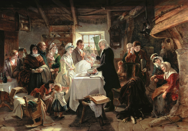 A Scottish Christening von John Phillip