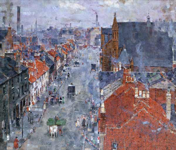 Muslin Street, Bridgeton, Glasgow von John Quinton Pringle