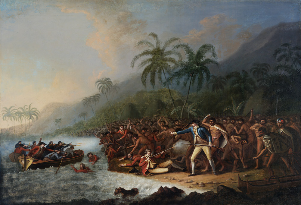 The Death of Cook von John Webber