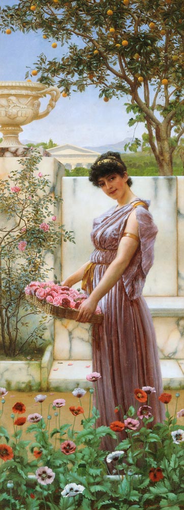 Die Blumen der Venus von John William Godward