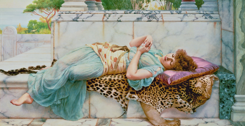 Die Verlobte von John William Godward