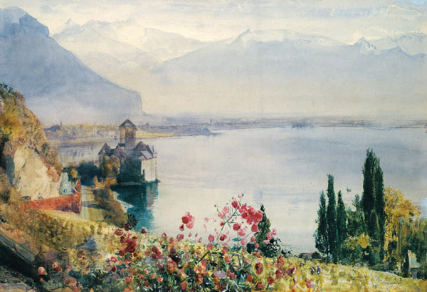 The Castle at Chillon von John William Inchbold