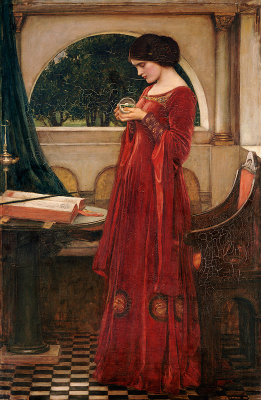 Die Kristall-Kugel von John William Waterhouse
