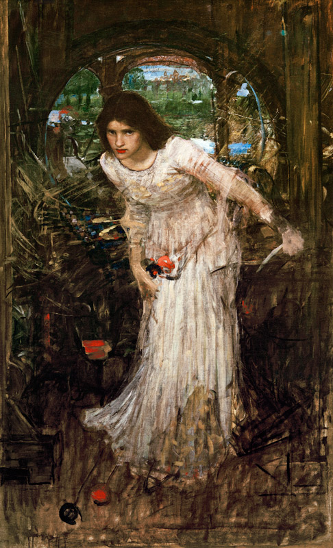 Tennyson, The Lady of Shalott von John William Waterhouse