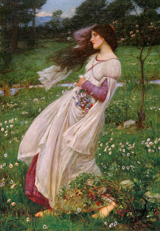 Windflowers von John William Waterhouse