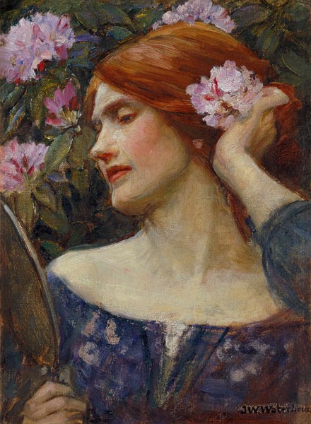 “Vanity” (Vanitas) von John William Waterhouse