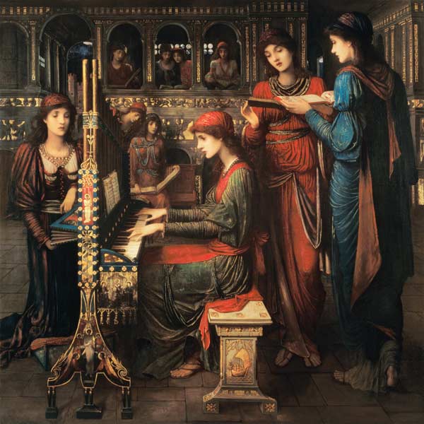 St. Cecilia von John Melhuish Strudwick