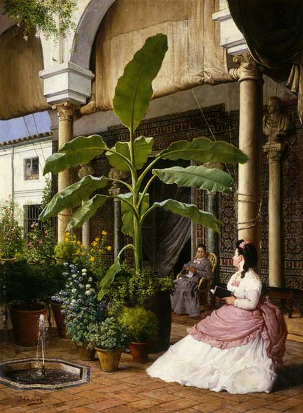 Im Palmengarten. von Jose Chavez Ortiz