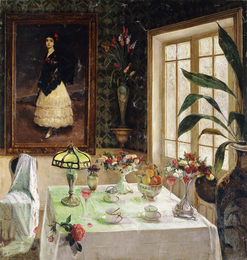 Ein spanisches Interieur von José Corral